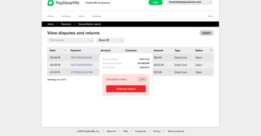 automated chargeback disputes