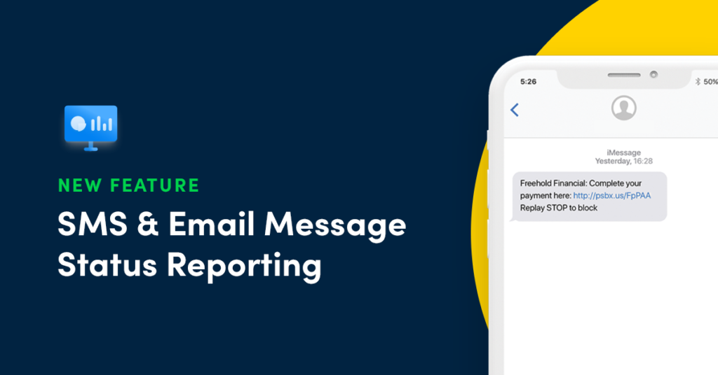 SMS email reporting