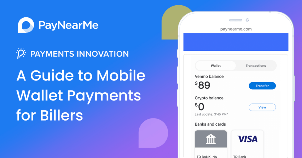 mobile wallet payments bill pay